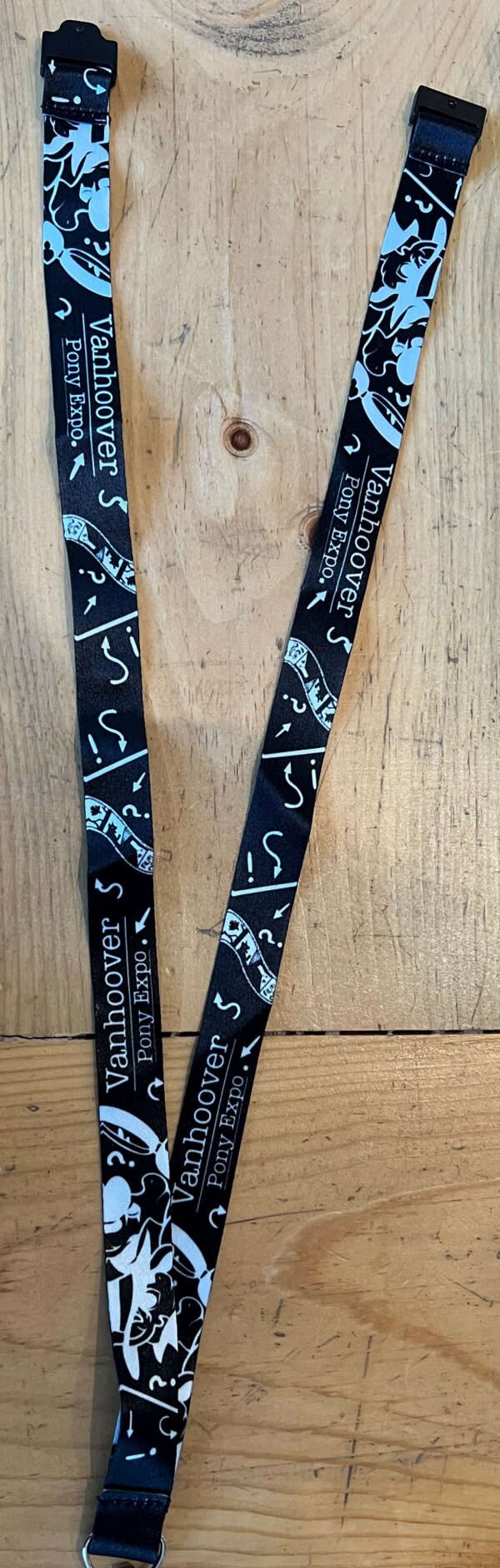 Black Vanhoover Lanyard (2022)